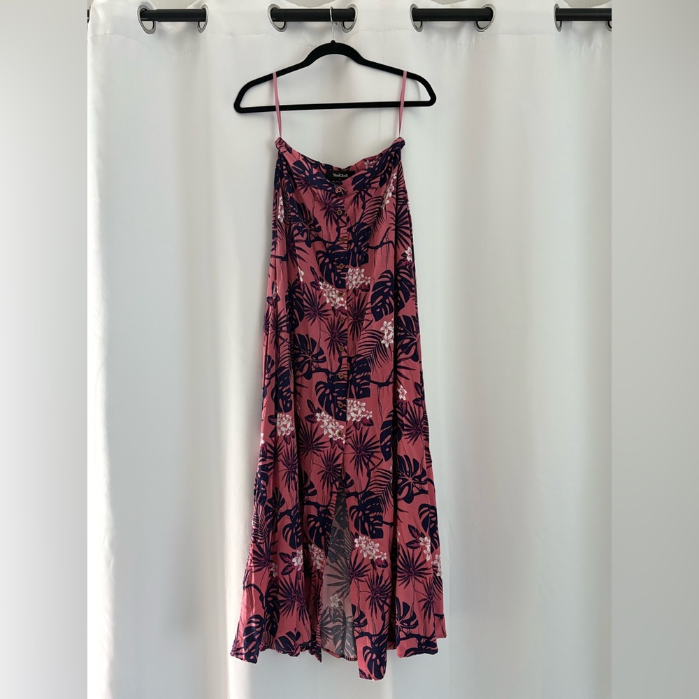 ModCloth x Collectif On Island Time Button-Front Maxi Skirt